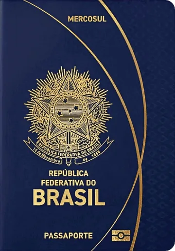 Brazil passport cover
