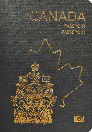 Canada passport cover