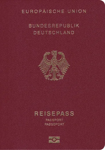 Germany passport cover