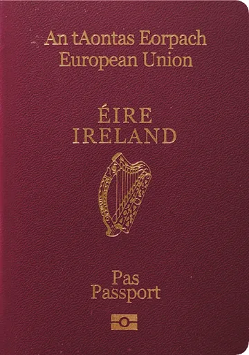 Ireland passport cover