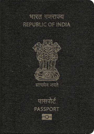 India passport cover