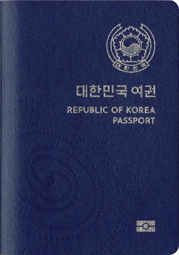 South Korea passport cover