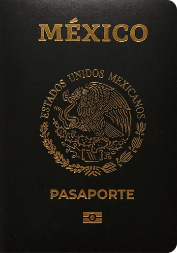 Mexico passport cover
