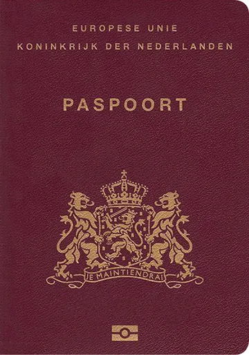 Netherlands passport cover