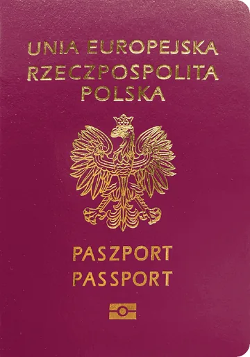 Poland passport cover
