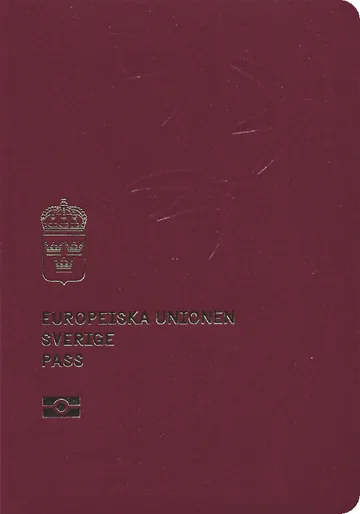 Sweden passport cover