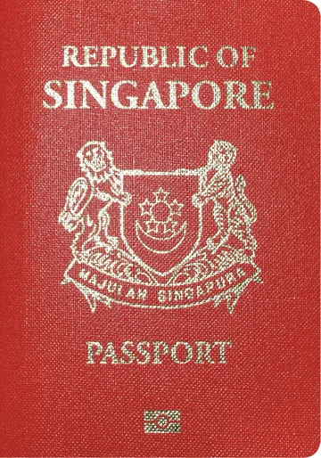 Singapore passport cover